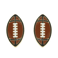 GAME DAY FOOTBALL POST EARRINGS