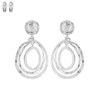 CIRCLE METAL CLIP EARRING