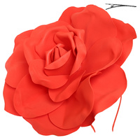 LIGHTWEIGHT ROSE FLOWER FASCINATOR