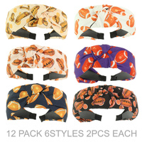 GAME DAY THEME TOP KNOTTED HEADBAND