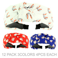 GAME DAY THEME TOP KNOTTED HEADBAND
