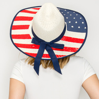 AMERICAN THEME STRAW HAT