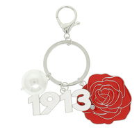 SORORITY THEME BAG CHARM KEYCHAIN