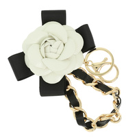 FLORAL BLOOM BAG CHARM KEYCHAIN