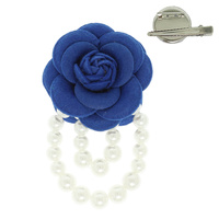 FLORAL BLOOM FELT HAIR CLIP / BROOCH PIN