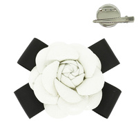 FABRIC FLOWER HAIR CLIP / BROOCH PIN