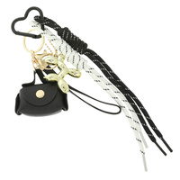 FASHION MOTIF WRISTLET KEYCHAIN BAG CHARM